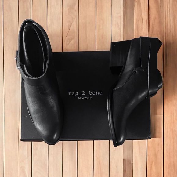 Rag & Bone Harley Boot in Black - Picture 4 of 15
